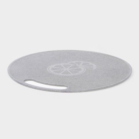 Board cutting plastic round "Eco", d = 31 cm, color gray color-3