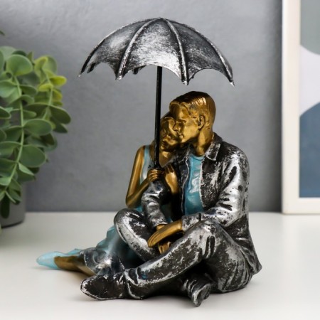 Souvenir Polystone Romance "In love with an umbrella" 17.5x14.5x10.5 cm-3