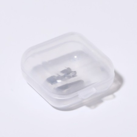Corrector-fixer for an ingrown nail, size m, in a plastic case, silver color-8