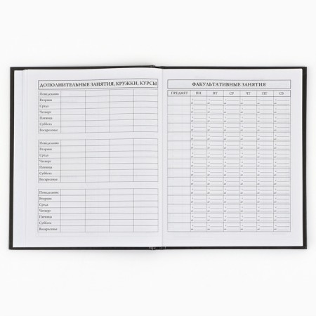School Diary 1-4 class, in a solid cover, 48 liters "September 1: Anime Comic"-5