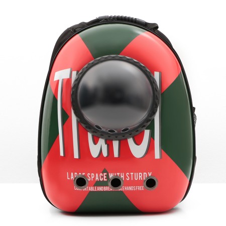 A backpack for carrying animals with a viewing window "Travel", 32 x 25 x 42 cm-1
