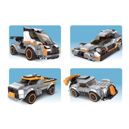 Block designer "Cabriolet", 20 assembly options, 233 details-3