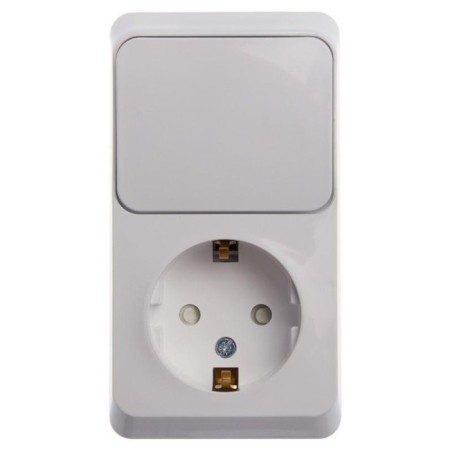 Block, OP, Study Sche BPA16-201B, 1 key, socket, white color