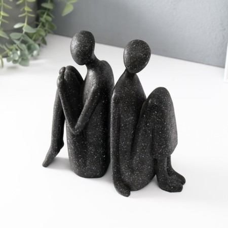 Polystone souvenir "close - far" black set 2 pcs 9x19x19.5 cm-7