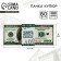 A pack of bills for ransom for the wedding “$ 100”, 15 x 6 x 1 cm (set 80 pcs)