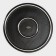 Porcelain dish for supply magistro pietra lunare, d = 22 cm, black color