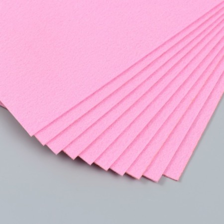 Hard felt 2 mm 20x30 cm, bright pink-1