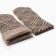 Women's mittens, beige color, size 18