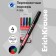 A set of permanent markers 4 colors, 0.8-2.2 mm, Erichkrause P-200, alcohol-based ink, mix