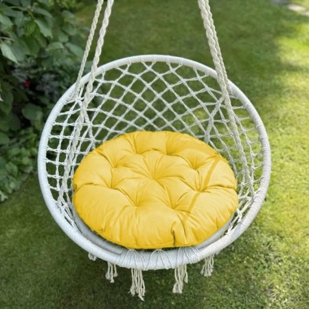 Billy swing pillow, diameter 60 cm, yellow color