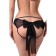 Erotic panties with a bow of Erolata Mia, black (42-44)