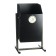 Urna Street "Square" 22 l, black, tank 0.5 mm, 50 x 31 x 31 cm