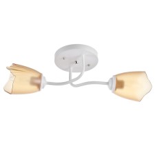Chandelier 1341001/2BR E27 15W white-brown BayerLux