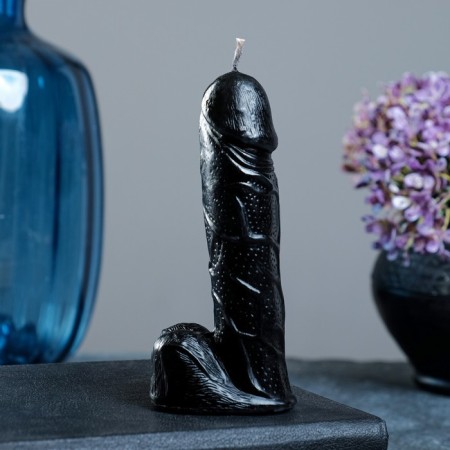 Figure candle "Favorite" Black 12cm-1