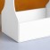Kashpo wooden 20 × 12.5 × 20 cm stella mono, with a handle, white give beautifully