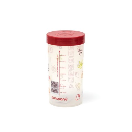 Capacity for liquid and bulk products, 1 liter