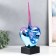 Souvenir Ceramics "Abstraction. Heart" Lilac-blue 9.5x20x41 cm