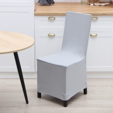 A case on a chair with a back, the color is gray, 90x40x40 cm, 100% p/e