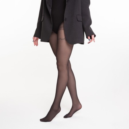 Female nylon tights, Incanto cosmo 40 den, black color (nero), size 3-4