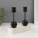 Gypsum candlestick, 2 candles "two balls" d = 2.5 cm 5.4x15x15 cm