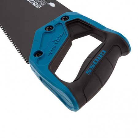 Knife-hacksaw on wood Gross Piranha, 400 mm, 11-12 tpi, sharpening 3D, fecal tooth-1