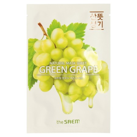Facial face mask The Saem Natural Mask Sheet Green Graph, 21 ml