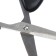 Chancellery scissors 16.7 cm office plastic handles, euro suspension
