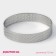 The form perforated for baking is the “circle”, d = 10 cm, the color is silver