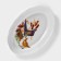Porcelain dish "Hunting season", d = 31.5 cm, white, mix