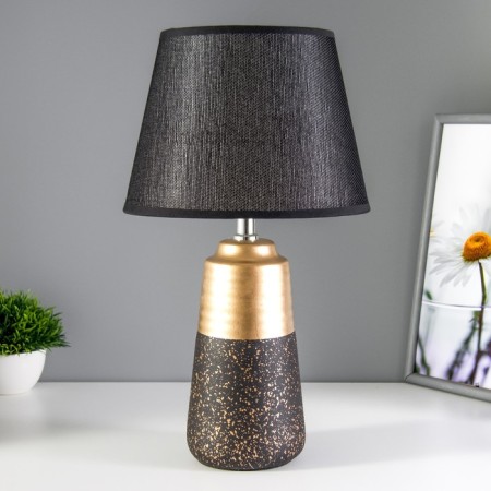 Virsavia table lamp E14 40W Black-gold 22x22x39 cm Risalux