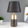Virsavia table lamp E14 40W Black-gold 22x22x39 cm Risalux