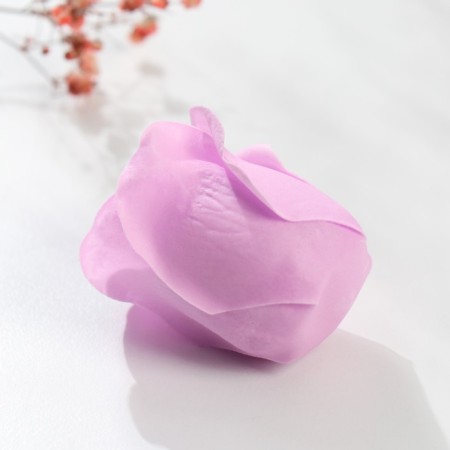 Soap petals "Bun roses. Lilac" 3.5x3.5x4 cm-1