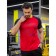 Sports T -shirt male ise, size 46, red color