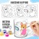 Corgi coloring mug, toy