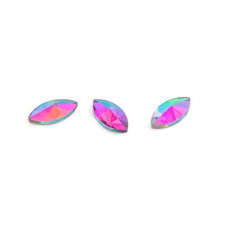Rhinestones for TNL nail design "Large thin", chameleon, 10 pcs