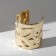 Bracelet Metal "Cuff" with recesses, color gold