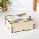 Wooden box for tea bags 17.9x15.6x7.4 cm