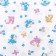 A set of diapers (10 pcs), 120x95 cm, color mix