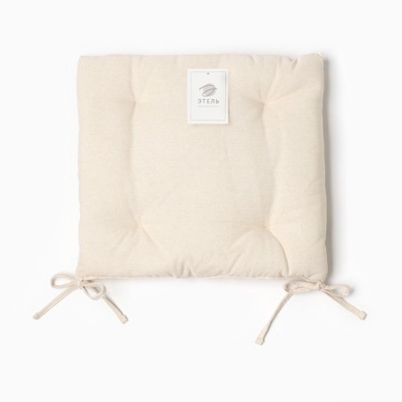 Sidushka Ethel "ECO", Milk color, 42x42 cm, 70% HL, 30% flax, 190 g/m2-6