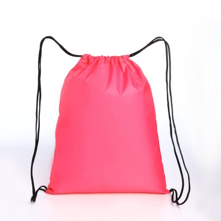A bag for shoes on a lace, "ZFTS", a reflective strip, pink color-1