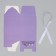 Gift folding box, packaging, "lilac", 12 x 18 x 12 cm