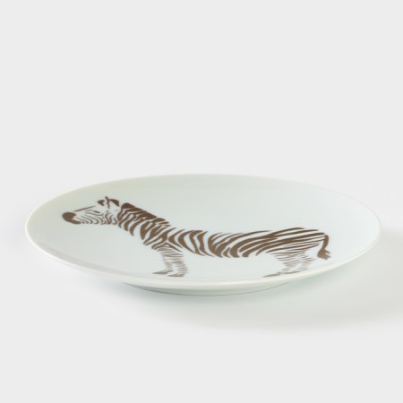Porcelain plate "Safari. Zebra ", d = 20 cm-1