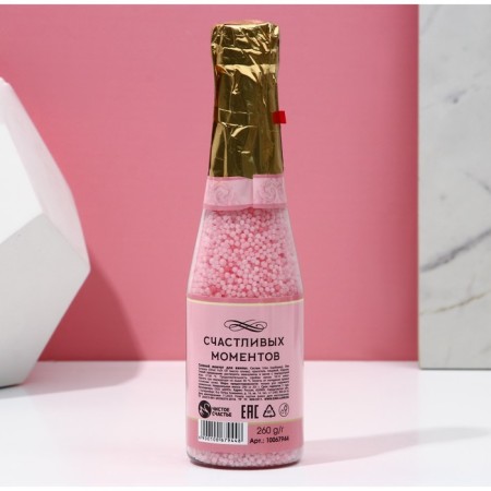 Pearls for the bath "Dream!", 180 g, aroma of berry souffle, pure happiness-3