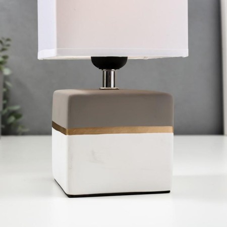 HELP lamp 16376/1 E27 40W white-gray 16x16x29 cm Risalux-5
