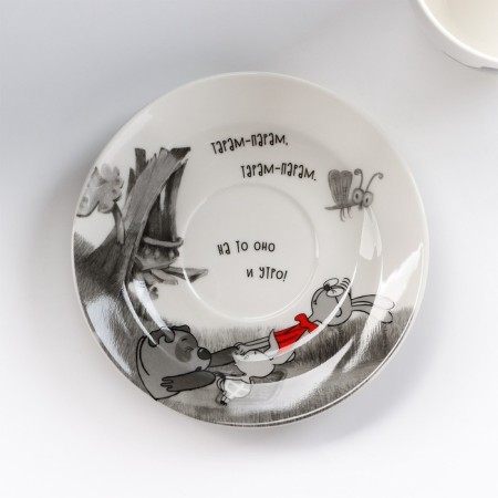 Tea steam porcelain "Winnie the Pooh", a mug 440 ml-2