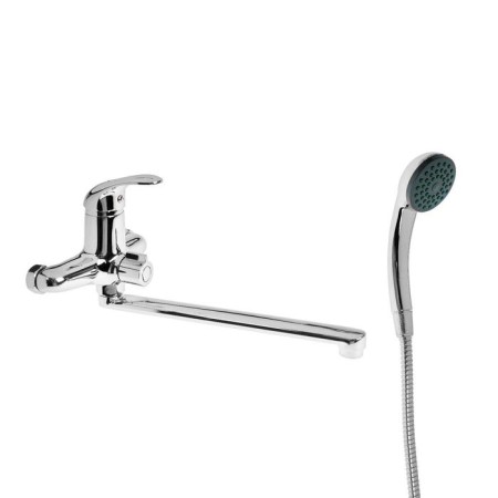 Accoona A7152 bath mixer, one -leaf, pour 300 mm, with a shower set, chrome