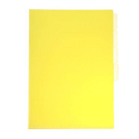 A4, 180 μm folder, calligrata, 5 departments, translucent, mix-1