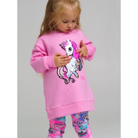 Set for girls: sweatshirt and leggings, size 98-1