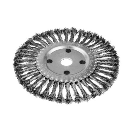 Metal brush for Ushm scrap, twisted wire, flat, landing 22 mm, 200 mm