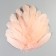 A set of goose feathers 13-18 cm, 20 pcs, pink